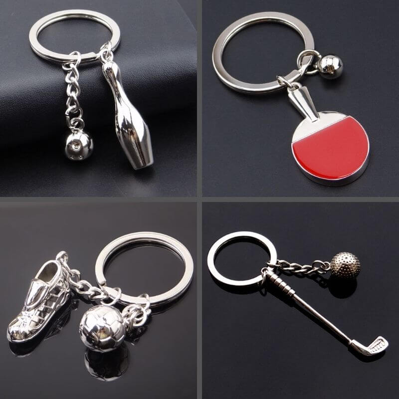 Sports Metal Keychain