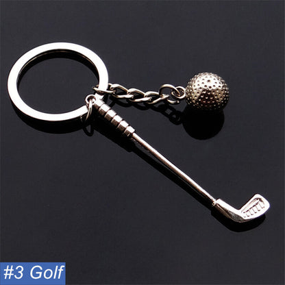 Sports Metal Keychain