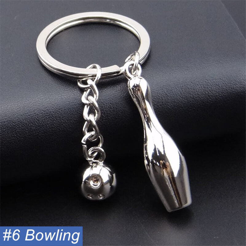 Sports Metal Keychain