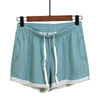 Running Shorts-Sporty running shorts with pocket-dusty blue