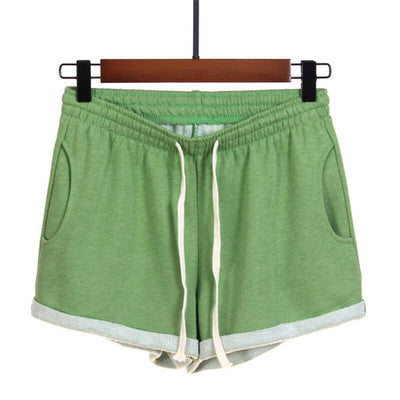 Sporty Running Shorts With Pocket