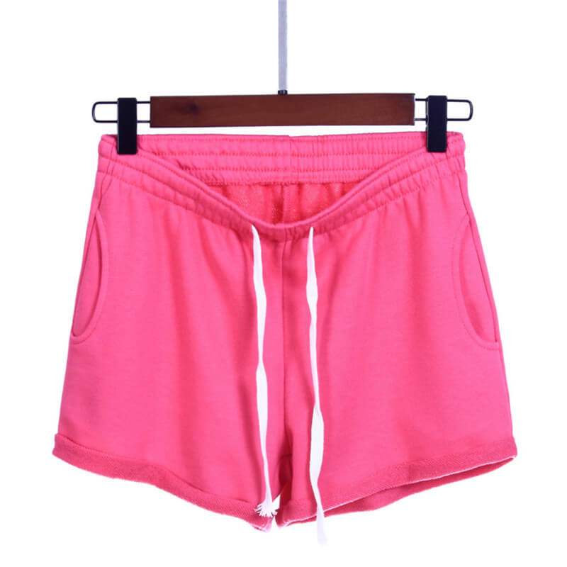 Running Shorts-Sporty running shorts with pocket-rose