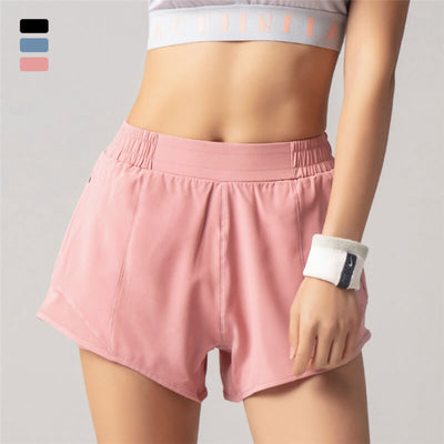 Running Shorts-summer fitness shorts-pink