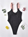 Swimsuit-FlowerSpaghettiStrapOne-PieceSwimsuit-black