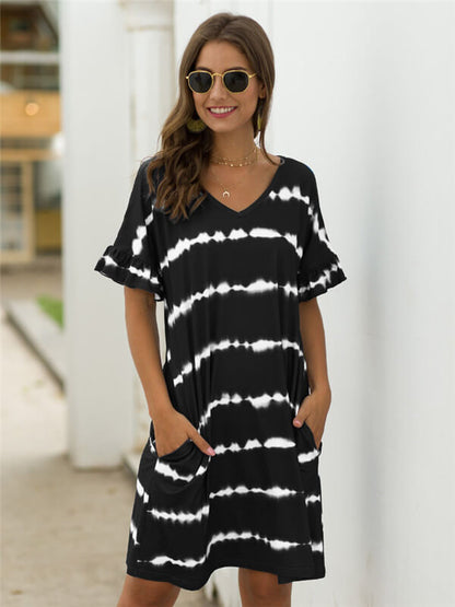 Tie-DyeWavyStripedDress-Black-Front1