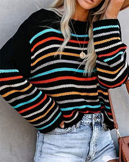 Colorful Stripes Sweater