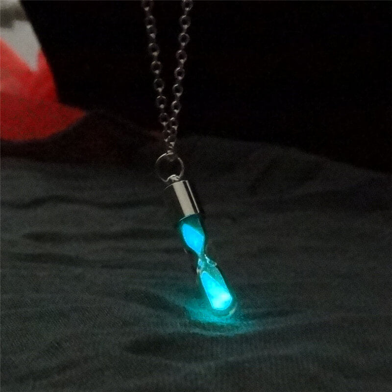 Luminous Hourglass Necklace