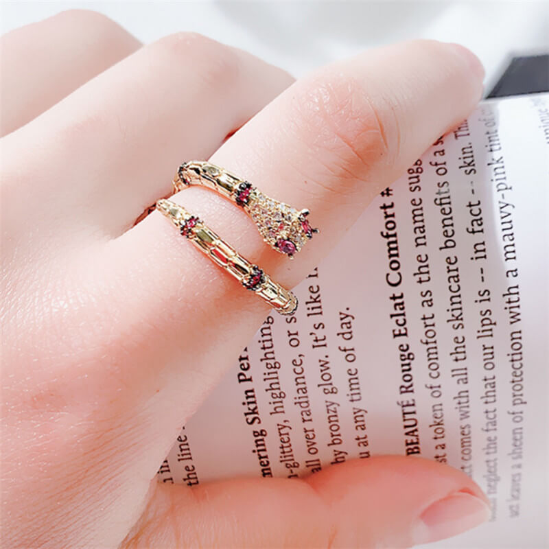 Open End Snake Ring