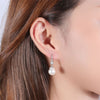 Zircon Pearl Earring
