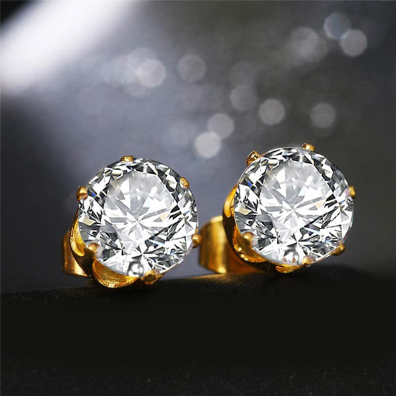 6 Pieces Zircon Earring Set