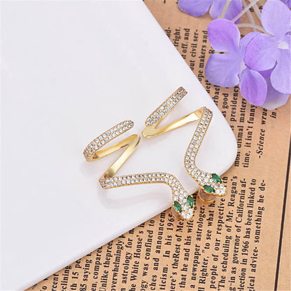 Serpentine Shaped Ear Cuff
