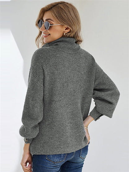 High Neck Pullover