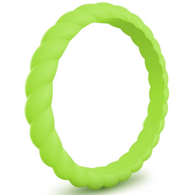 Fried Dough Twist Silicone Ring