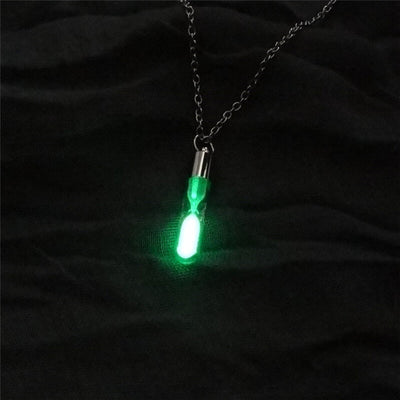 Luminous Hourglass Necklace