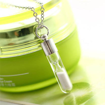 Luminous Hourglass Necklace