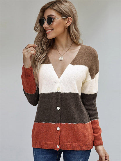 Mohair Deep V Neck Cardigan