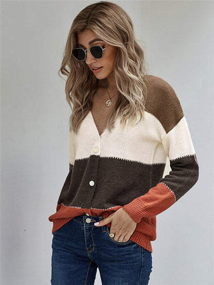 Mohair Deep V Neck Cardigan