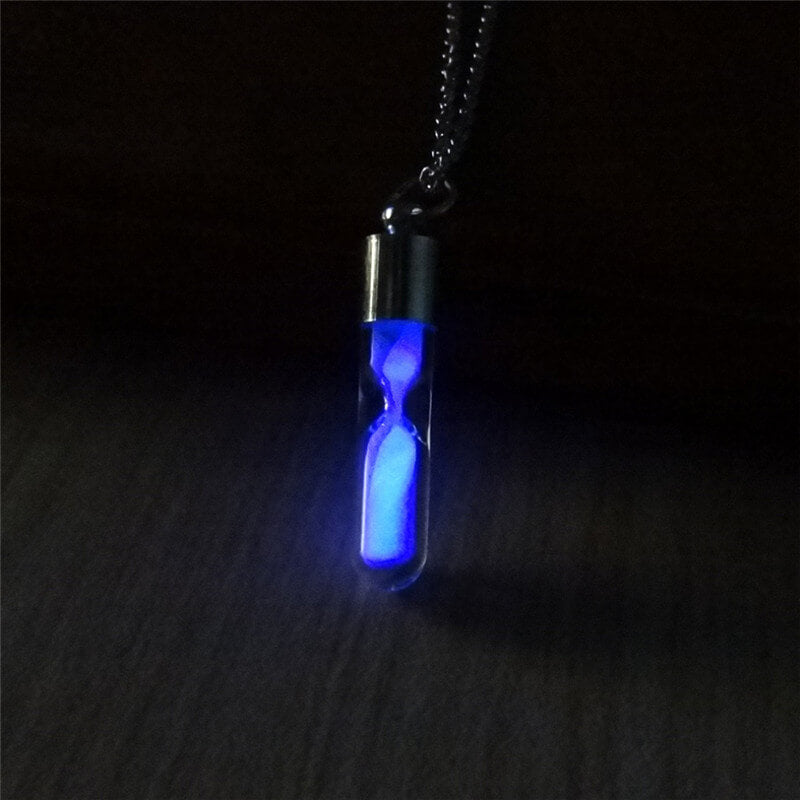 Luminous Hourglass Necklace