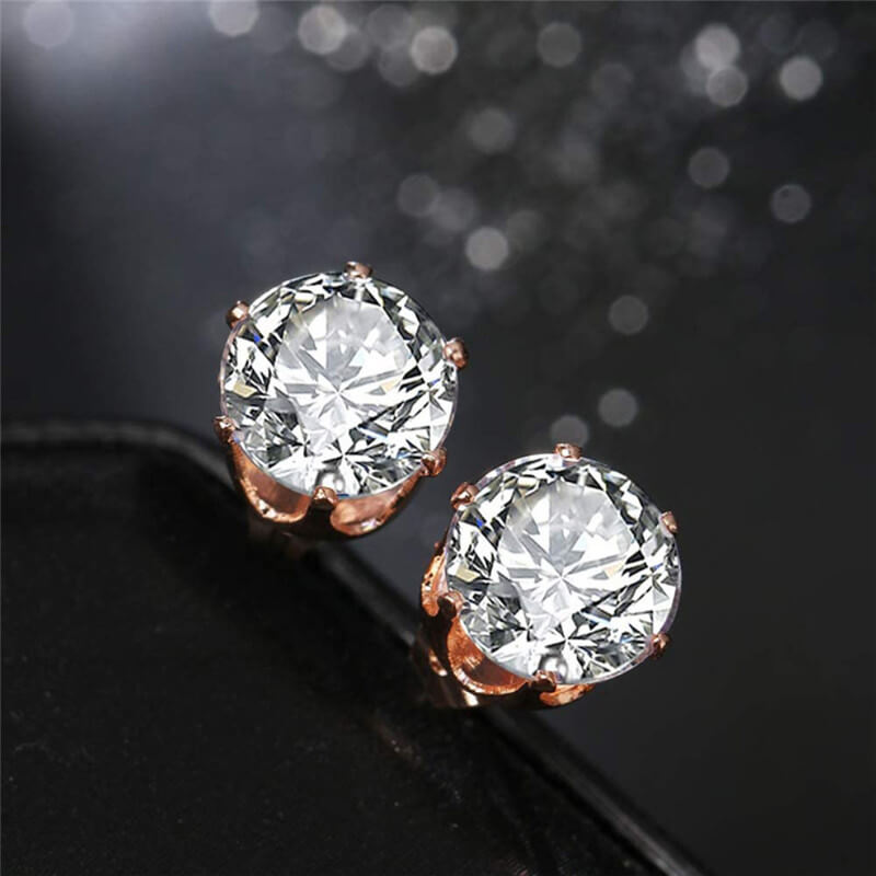 6 Pieces Zircon Earring Set