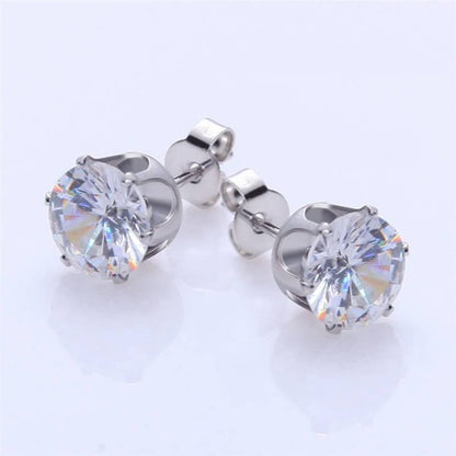 6 Pieces Zircon Earring Set