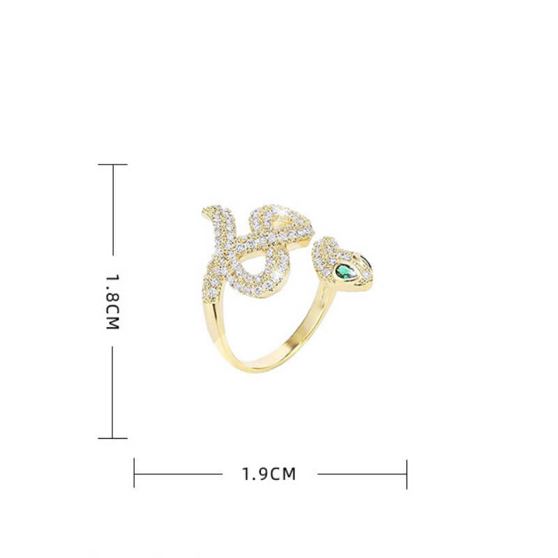 Adjustable Snake Ring
