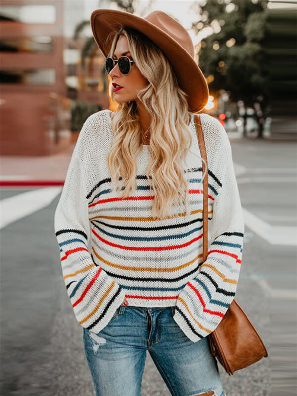 Colorful Stripes Sweater